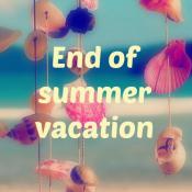 end of summer